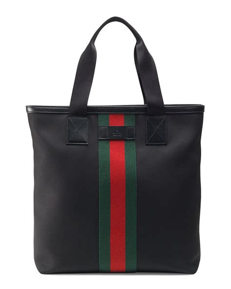 gucci black canvas bag|gucci canvas tote bag free.